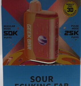 GEEKBAR PULSE X2 SOUR FCUKING FAB BX 5CT
