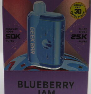 GEEKBAR PULSE X2 BLUEBERRY JAM BX 5CT