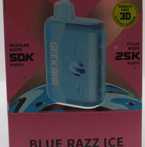 GEEKBAR PULSE X2 BLUE RAZZ ICE BX 5CT