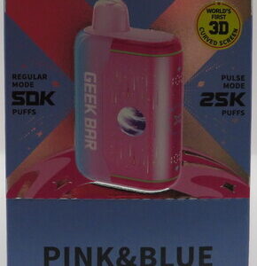 GEEKBAR PULSE X2 PINK & BLUE BX 5CT