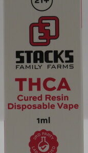 STACKS THCA DISPOSABLE PEACH RING 1G
