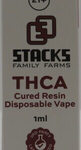 STACKS THCA DISPOSABLE CHERRY ZLUSHIE 1G