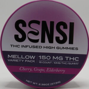 SENSI INFUSED THC GUMMIES MELLOW 15PK
