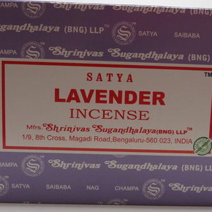 SATYA LAVENDER INCENSE 15G BX 12CT