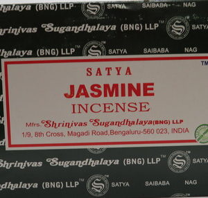 SATYA JASMINE INCENSE 15G BX 12CT