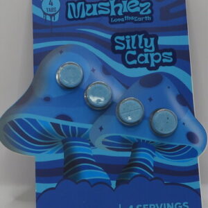 MUSHIEZ SILLY CAPS BLUEBERRY 4PK