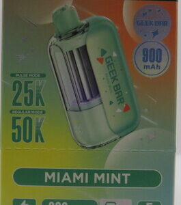 GEEKBAR CLR MIAMI MINT BX 5CT