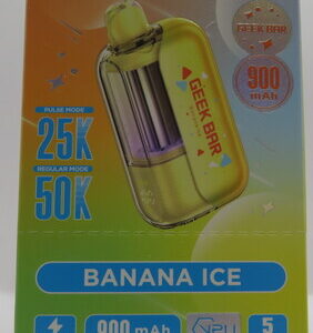 GEEKBAR CLR BANANA ICE BX 5CT