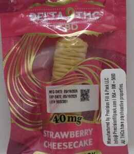 MELLOW FELLOW D9+CBD BAKLAVA STRAWBRY C.CAKE 40MG