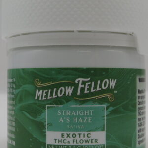 MELLOW FELLOW THCA FLOWER STRAIGHT A'S HAZE 3.5G