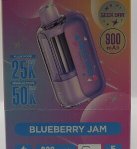 GEEKBAR CLR BLUEBERRY JAM BX 5CT
