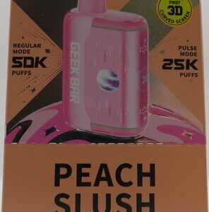 GEEKBAR PULSE X2 PEACH SLUSH BX 5CT