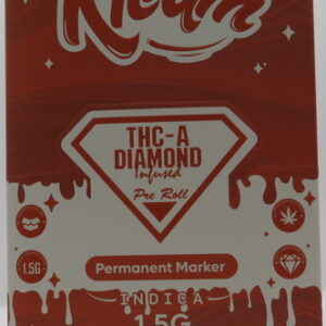 KREAM THCA DIAMOND ROLL PERMANENT MARKER 1.5G BX 40CT