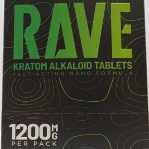 RAVE KRATOM NANO TABS WATERMELON 200MG 6PK BX 10CT