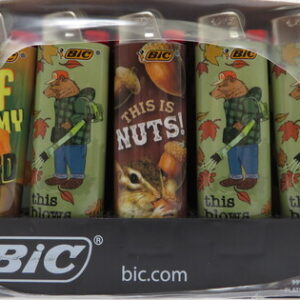 BIC LIGHTER AUTUMN ASST MAXI TRAY 50CT