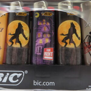 BIC LIGHTER SPOOKY ASST MAXI TRAY 50CT