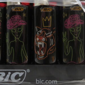 BIC LIGHTER NEON ASST MAXI TRAY 50CT
