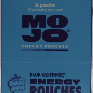 MOJO ENERGY POUCHES BLUE RASPBERRY 50MG BX 5CT