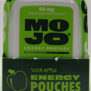 MOJO ENERGY POUCHES SOUR APPLE 50MG BX 5CT