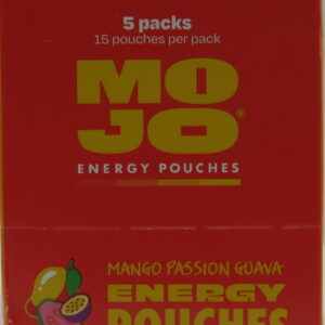 MOJO ENERGY POUCHES MANGO PASSION GUAVA 100MG BX 5CT