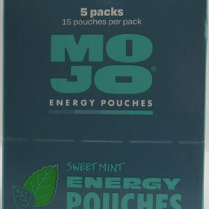 MOJO ENERGY POUCHES SWEET MINT 100MG BX 5CT