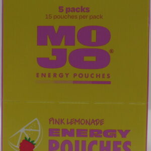 MOJO ENERGY POUCHES PINK LEMONADE 100MG BX 5CT