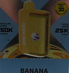 GEEKBAR PULSE X2 BANANA TAFFY FREEZE BX 5CT