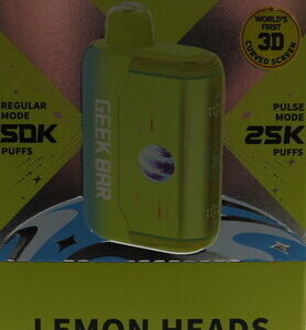 GEEKBAR PULSE X2 LEMON HEADS BX 5CT