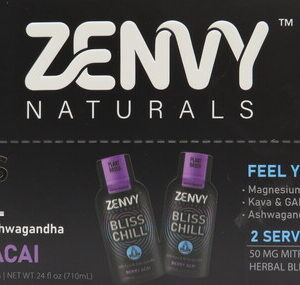 ZENVY NATURALS BLISS CHILL SHOT 2OZ BX 12CT