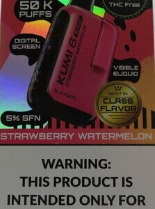 KUMI SCENIC SFN+CBD STRAWBERRY WATERMELON BX 5CT