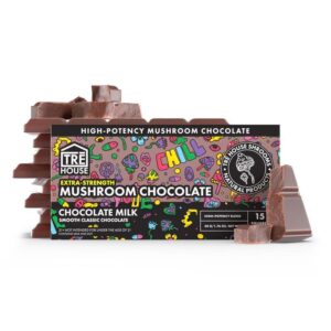 TRE HOUSE MUSHROOM CHOC BAR CHOCOLATE MILK 50G