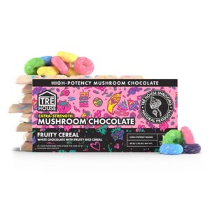 TRE HOUSE MUSHROOM CHOC BAR FRUITY CEREAL 50G